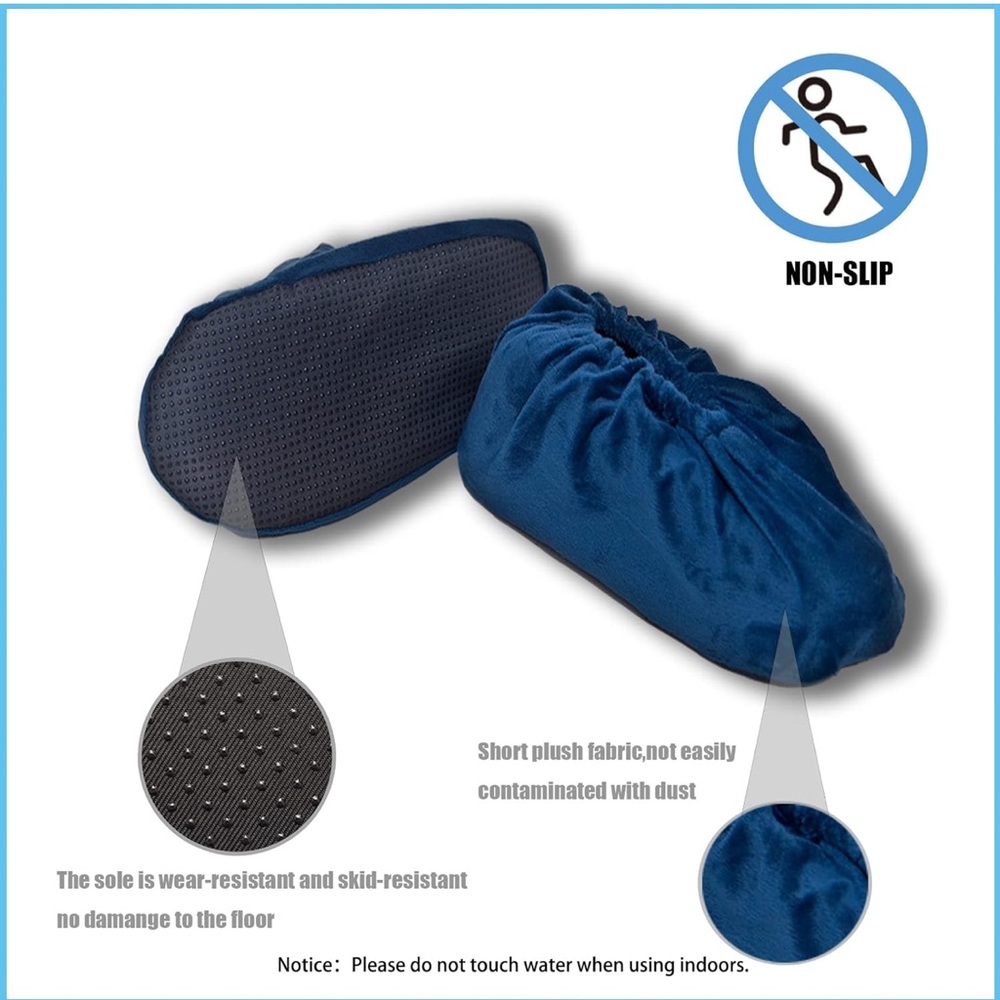 NWT 10Pairs Reusable Non Slip Shoe Covers, Premium Soft Washable 10 Colors - Picture 4 of 9